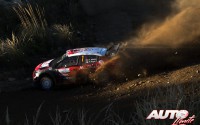 Kris Meeke, al volante del Citroën C3 WRC, durante el Rallye de Argentina 2017, puntuable para el Campeonato del Mundo de Rallies WRC.