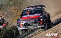 Kris Meeke, al volante del Citroën C3 WRC, durante el Rallye de Argentina 2017, puntuable para el Campeonato del Mundo de Rallies WRC.