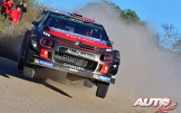 Kris Meeke, al volante del Citroën C3 WRC, durante el Rallye de Argentina 2017, puntuable para el Campeonato del Mundo de Rallies WRC.