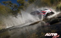 Jari-Matti Latvala, al volante del Toyota Yaris WRC, durante el Rallye de Argentina 2017, puntuable para el Campeonato del Mundo de Rallies WRC 2017.