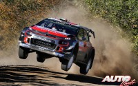 Craig Breen, al volante del Citroën C3 WRC, durante el Rallye de Argentina 2017, puntuable para el Campeonato del Mundo de Rallies WRC.