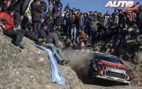 Craig Breen, al volante del Citroën C3 WRC, durante el Rallye de Argentina 2017, puntuable para el Campeonato del Mundo de Rallies WRC.