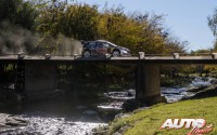 Sébastien Ogier, al volante del Ford Fiesta WRC, durante el Rallye de Argentina 2017, puntuable para el Campeonato del Mundo de Rallies WRC.