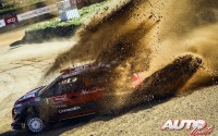 Craig Breen, al volante del Citroën C3 WRC, durante el Rallye de Portugal 2017, puntuable para el Campeonato del Mundo de Rallyes WRC.