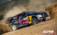 Sébastien Ogier, al volante del Ford Fiesta WRC, durante el Rallye de Italia 2017, puntuable para el Campeonato del Mundo de Rallyes WRC.