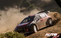 Kris Meeke, al volante del Citroën C3 WRC, durante el Rallye de Italia 2017, puntuable para el Campeonato del Mundo de Rallyes WRC.