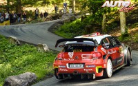 Andreas Mikkelsen, al volante del Citroën C3 WRC, durante el Rally de Alemania 2017, puntuable para el Campeonato del Mundo de Rallies WRC.