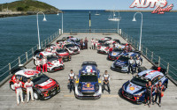 Todos los pilotos y coches WRC durante el Rally de Australia 2017.