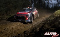 Craig Breen, al volante del Citroën C3 WRC, durante el Rally de Gran Bretaña 2017, puntuable para el Campeonato del Mundo de Rallies WRC.