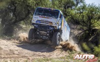 Dmitry Sotnikov, al volante del Kamaz 43509, durante una de las etapas del Rally Dakar 2018.