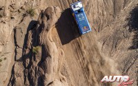 Airat Mardeev, al volante del Kamaz 4326, durante una de las etapas del Rally Dakar 2018.