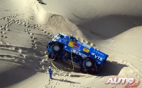 Eduard Nikolaev, al volante del Kamaz 4326, obtenía una nueva victoria en el Rally Dakar 2018, a pesar del vuelco protagonizado durante una de las etapas desérticas.