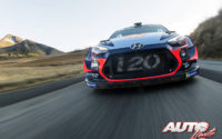 Thierry Neuville, al volante del Hyundai i20 Coupé WRC, durante el Rally de Montecarlo 2018, puntuable para el Campeonato del Mundo de Rallies WRC.