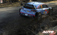 Thierry Neuville, al volante del Hyundai i20 Coupé WRC, durante el Rally de Montecarlo 2018, puntuable para el Campeonato del Mundo de Rallies WRC.