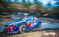 Dani Sordo, al volante del Hyundai i20 Coupé WRC, durante el Rally de Montecarlo 2018, puntuable para el Campeonato del Mundo de Rallies WRC.