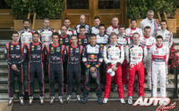 Pilotos WRC del Campeonato del Mundo de Rallies 2018.
