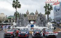 Coches WRC del Campeonato del Mundo de Rallies 2018 en su participación en el Rally de Montecarlo 2018.