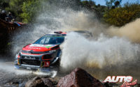Kris Meeke, al volante del Citroën C3 WRC, durante el Rally de México 2018, puntuable para el Campeonato del Mundo de Rallies WRC.