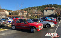 Parque de salida del I Rally de Regularidad Históricos de Becerril de la Sierra 2018.