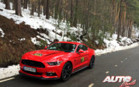 Ford Mustang GT 5.0 con el que el Abuelete del M3 recorrió los tramos del I Rally de Regularidad Históricos de Becerril de la Sierra 2018.