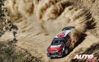 Kris Meeke, al volante del Citroën C3 WRC, durante el Rally de México 2018, puntuable para el Campeonato del Mundo de Rallies WRC.