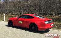Ford Mustang GT 5.0 con el que el Abuelete del M3 recorrió los tramos del I Rally de Regularidad Históricos de Becerril de la Sierra 2018.