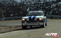 Javier Elvira, al volante del Ford Fiesta 1.300 S de 1979, en el I Rally de Regularidad Históricos de Becerril de la Sierra 2018.