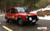 Juan Miguel Quintana, al volante del Autobianchi A112 Abarth de 1981, en el I Rally de Regularidad Históricos de Becerril de la Sierra 2018.