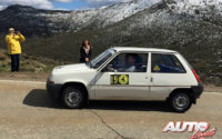 Mario Fustés, al volante del Renault Super 5 Five 1.1 de 1988, en el I Rally de Regularidad Históricos de Becerril de la Sierra 2018.