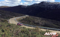Carlos García de la Vega, al volante del Alfa Romeo Alfetta GTV 2.000 de 1982, en el I Rally de Regularidad Históricos de Becerril de la Sierra 2018.