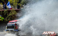 Kris Meeke, al volante del Citroën C3 WRC, durante el Rally de México 2018, puntuable para el Campeonato del Mundo de Rallies WRC.