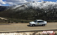 Mario Garcés, al volante del Opel Kadett GSI 1.800 de 1987, en el I Rally de Regularidad Históricos de Becerril de la Sierra 2018.
