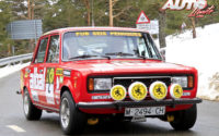 Fernando Ugena, al volante del Seat 124 D FL-80 1.800 de 1977, en el I Rally de Regularidad Históricos de Becerril de la Sierra 2018.