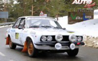 Pablo Benito, al volante del Seat 124 Sport 1.600 de 1971, en el I Rally de Regularidad Históricos de Becerril de la Sierra 2018.