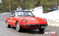 Enrique Toledano, al volante del Alfa Romeo Spider 2000 Veloce de 1978, en el I Rally de Regularidad Históricos de Becerril de la Sierra 2018.