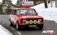 Fernando Ugena, al volante del Seat 124 D FL-80 1.800 de 1977, en el I Rally de Regularidad Históricos de Becerril de la Sierra 2018.