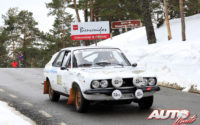 Pablo Benito, al volante del Seat 124 Sport 1.600 de 1971, en el I Rally de Regularidad Históricos de Becerril de la Sierra 2018.