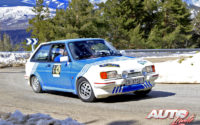 Ignacio González de Uriarte, al volante del Ford Fiesta XR2 1.600 de 1988, en el I Rally de Regularidad Históricos de Becerril de la Sierra 2018.