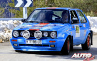 José Antonio García, al volante del Volkswagen Golf GTI 1.800 de 1989, en el I Rally de Regularidad Históricos de Becerril de la Sierra 2018.