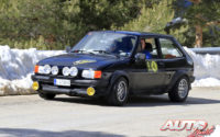 Julio Enrique Martín y Blanca Pastor, ganadores del I Rally de Regularidad Históricos de Becerril de la Sierra 2018, a bordo de un Ford Fiesta XR2 1.600 de 1988.
