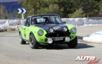 Alfonso Marín, al volante del Fiat 124 Spider 2.000 de 1979, en el I Rally de Regularidad Históricos de Becerril de la Sierra 2018.