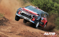 Craig Breen, al volante del Citroën C3 WRC, durante el Rally de Argentina 2018, puntuable para el Campeonato del Mundo de Rallies WRC.