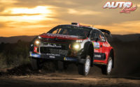 Kris Meeke, al volante del Citroën C3 WRC, durante el Rally de Argentina 2018, puntuable para el Campeonato del Mundo de Rallies WRC.
