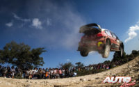 Craig Breen, al volante del Citroën C3 WRC, durante el Rally de Argentina 2018, puntuable para el Campeonato del Mundo de Rallies WRC.