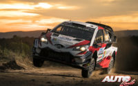 Ott Tänak, al volante del Toyota Yaris WRC, ganador del Rally de Argentina 2018, puntuable para el Campeonato del Mundo de Rallies WRC.