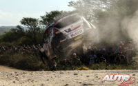 Pedro Heller, al volante del Ford Fiesta R5 WRC2, durante el Rally de Argentina 2018, puntuable para el Campeonato del Mundo de Rallies WRC2.