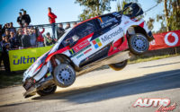 Jari-Matti Latvala, al volante del Toyota Yaris WRC, durante el Rally de Portugal 2018, puntuable para el Campeonato del Mundo de Rallies WRC.