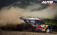 Teemu Suninen, al volante del Ford Fiesta WRC, durante el Rally de Italia 2018, puntuable para el Campeonato del Mundo de Rallies WRC.