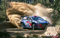 Dani Sordo, al volante del Hyundai i20 Coupé WRC, durante el Rally de Portugal 2018, puntuable para el Campeonato del Mundo de Rallies WRC.