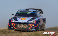 Thierry Neuville, al volante del Hyundai i20 Coupé WRC, durante el Rally de Alemania 2018, puntuable para el Campeonato del Mundo de Rallies WRC.